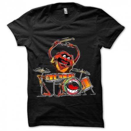 T-shirt black Animal sublimation