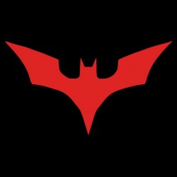 T-shirt batman symbol of the bats of 1999 black sublimation