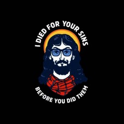 tee shirt jesus i died for your sins weeds sublimation