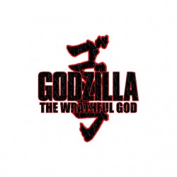 tee shirt Godzilla the wrathful god sublimation