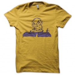 Dj yellow cat sublimation t-shirt