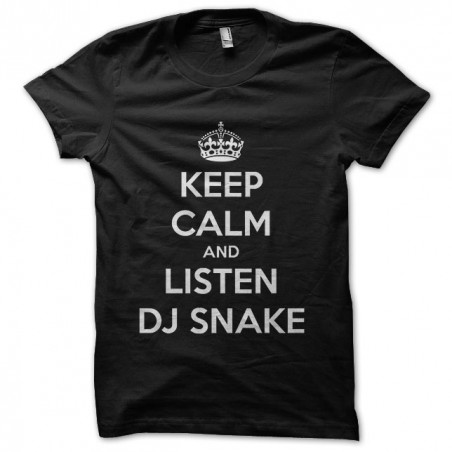 listen dj snake shirt black sublimation