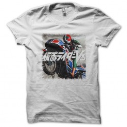 T-shirt Rider v3 on his white motorcycle sublimation