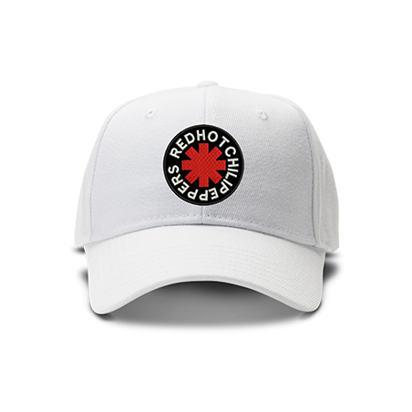 casquette RED HOT CHILI PEPPERS broderie de couleur blanche