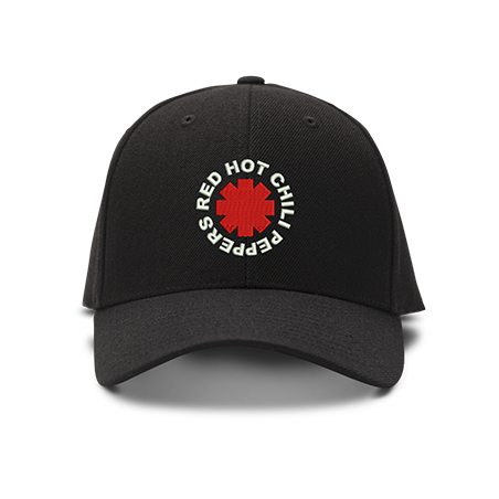 casquette RED HOT CHILI PEPPERS broderie de couleur noire