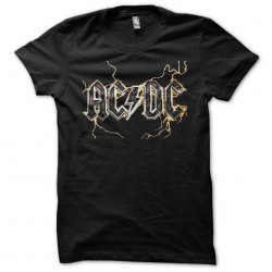 Tee shirt acdc éclairs sublimation