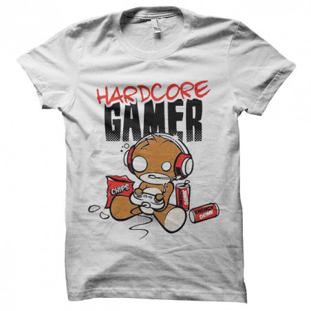 hardcore gamer t-shirt sublimation