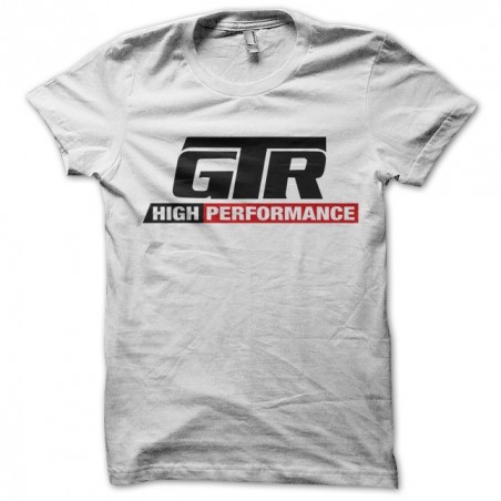 GTR race car t-shirt in white sublimation