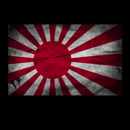 Tee shirt drapeau du soleil levant japonais  sublimation