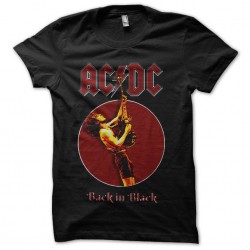 acdc back in black t-shirt sublimation