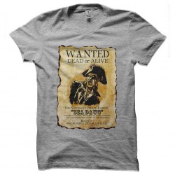 Wanted sea dawg pirate dead or alive tshirt