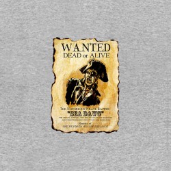 tee shirt wanted sea dawg dead or alive  sublimation