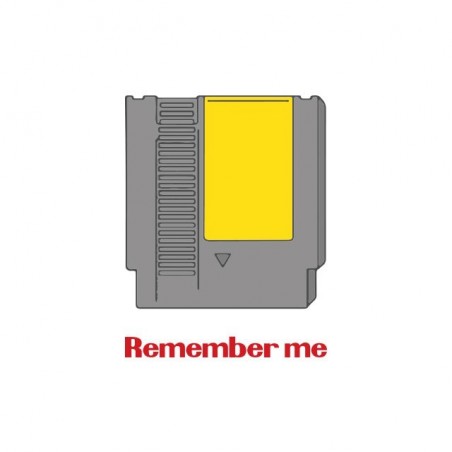 T-shirt cartridge NES remember me white sublimation