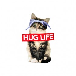 hug life cat shirt sublimation