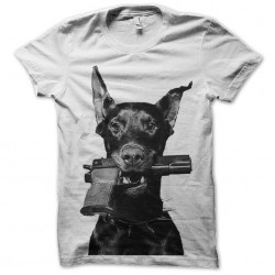 Dog gun sublimation shirt