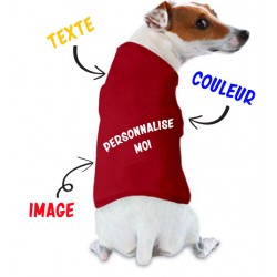 Customizable shirt for dog