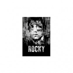 tee shirt rocky balboa poster sublimation
