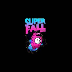 super fall guys tshirt sublimation