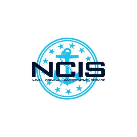NCIS US Navy symbol white sublimation t-shirt