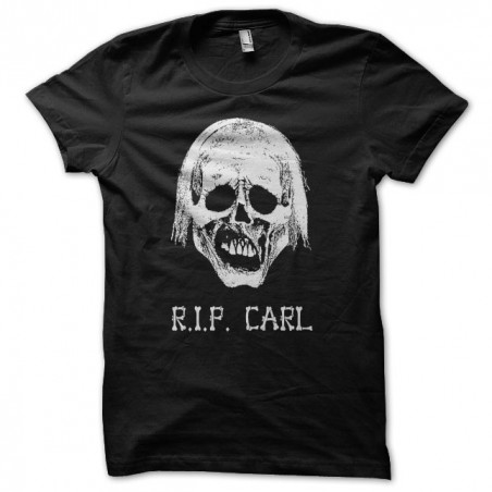 The Walking Dead RIP Carl black sublimation t-shirt
