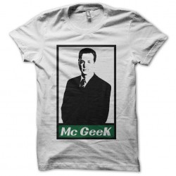 Tee shirt NCIS McGee Geek parodie Obey  sublimation