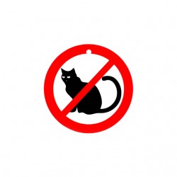 tee shirt interdit aux chats sublimation