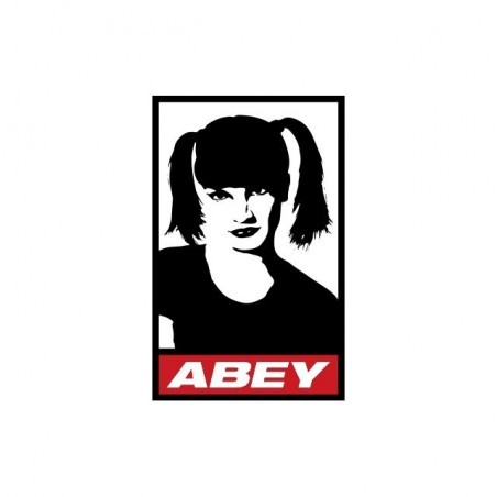 NCIS Abby parody Obey white sublimation t-shirt