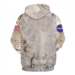 Veste astronaute nasa à capuche sublimation
