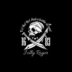 tee shirt jolly roger sublimation