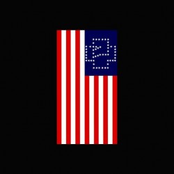 T-shirt rammstein american flag artwork black sublimation