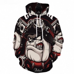 bulldog riders jacket hoodie