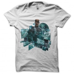 Captain Fury t-shirt by Avengers white sublimation