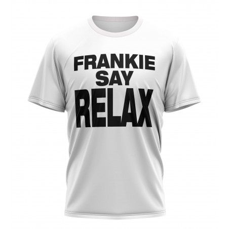 Friends Ross Frankie Say Relax white sublimation t-shirt