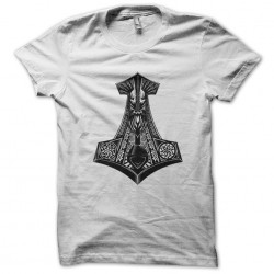 Thor the god viking white sublimation t-shirt