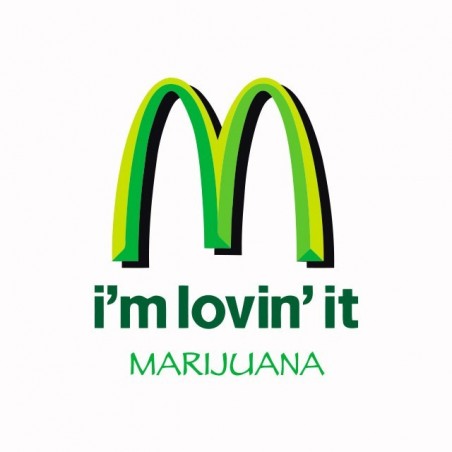 Tee shirt Mac Donald parodie Marijuana  sublimation