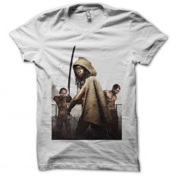 Tee shirt Walkin Dead Michonne artwork  sublimation