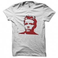 James Dean stencil fan art white sublimation t-shirt