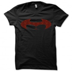 Batmancul sublimation black logo t-shirt