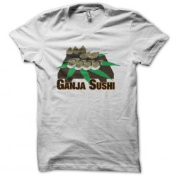 Ganja Sushi white sublimation t-shirt