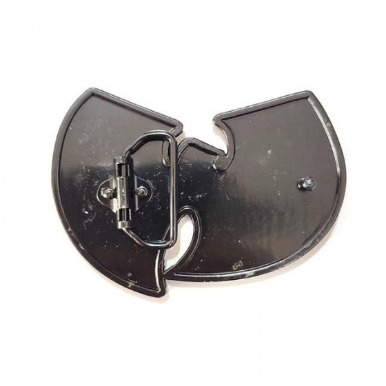 wu tang clan belt buckle with optional leather belt