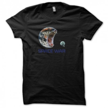 Space war t-shirt black sublimation