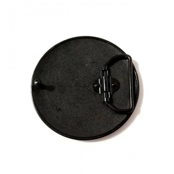 ying yang belt buckle with optional leather belt
