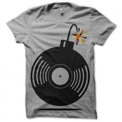 Tee Shirt Musical Bomb Gris sublimation