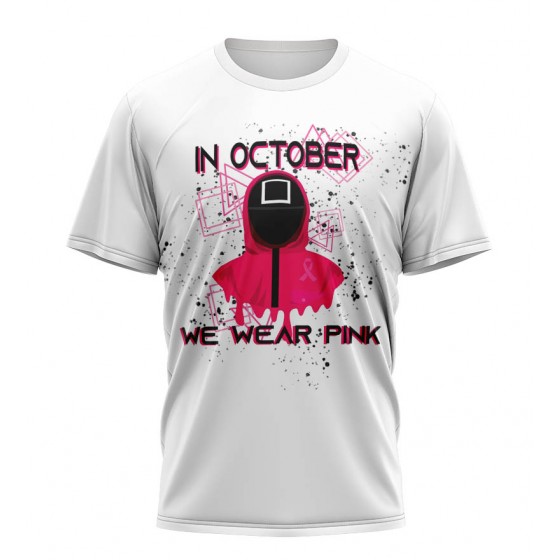 tee shirt squid game pink...