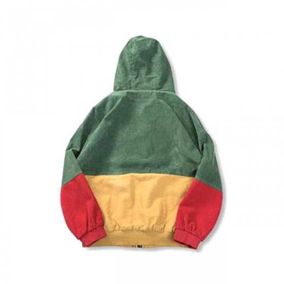 rasta jacket reggae patchwork