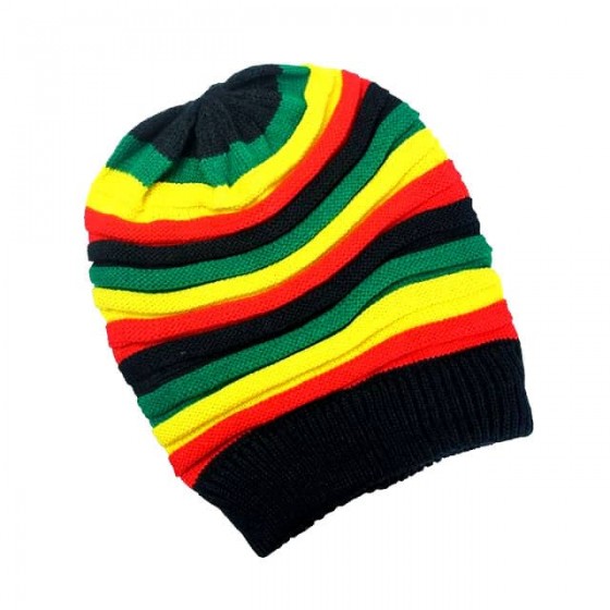bonnet rasta reggae en laine