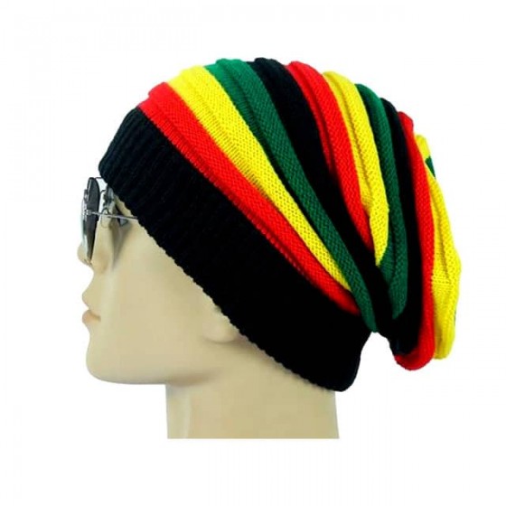 bonnet rasta reggae en laine