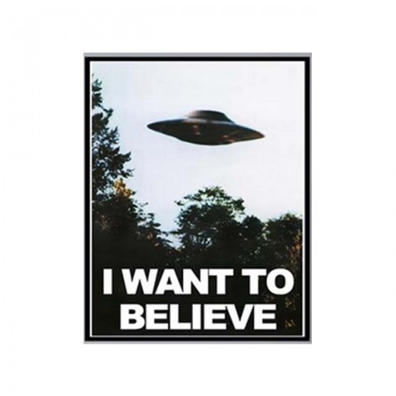 i want to believe poster...