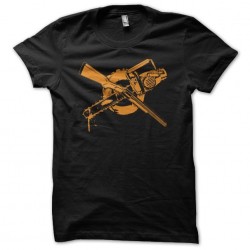 Tee shirt Zombie Fusil à pompe ou tronçonneuse  sublimation