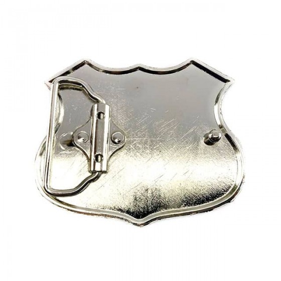 route 66 belt buckle with optional leather belt